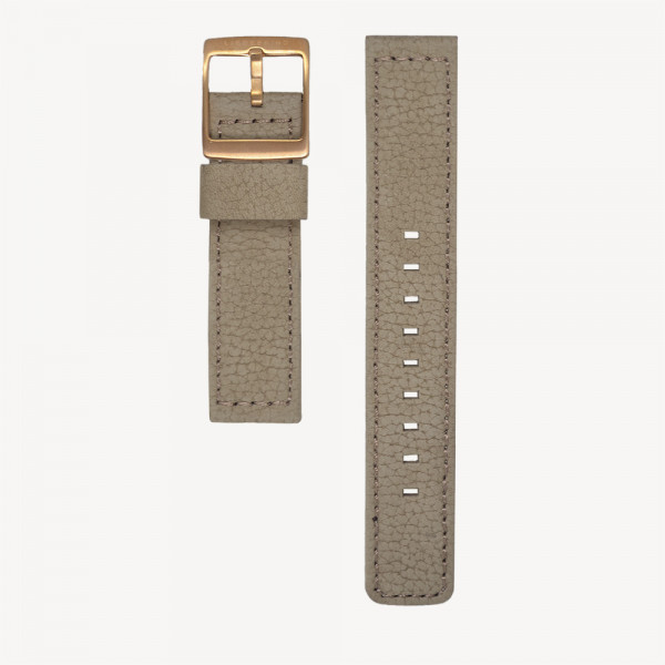 B_LT-0017-LQ LIEBESKIND BERLIN Uhrenband, 20 mm, beige Lederarmband