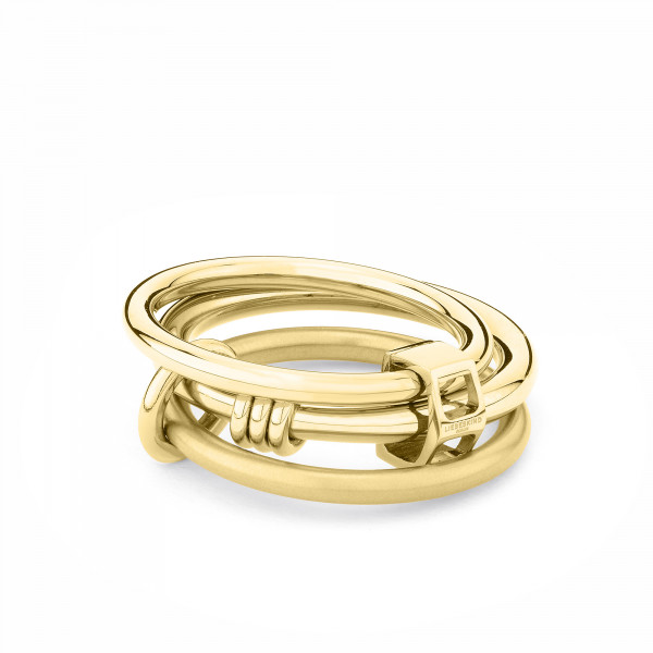 LJ-1427-R-54 LIEBESKIND BERLIN Ring aus Edelstahl, IP Gold