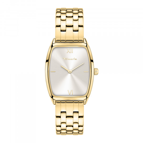 TT-0088-MQ Tamaris Damen Armbanduhr, 28 x 33 mm, IP Gold