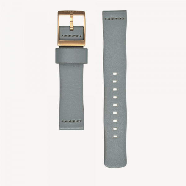 B_LT-0034-LQ LIEBESKIND BERLIN Uhrenband, 18 mm, blaugrau Lederarmband