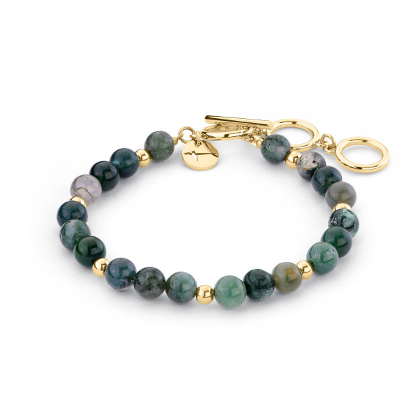 TJ-0360-B-21 Tamaris Armband Beads aus Edelstahl, IP Gold